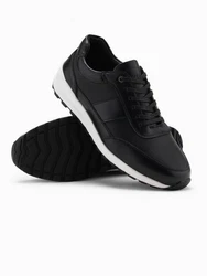 OMBRE Sneakers aus Öko-Leder Schwarz