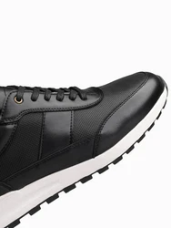 OMBRE Sneakers aus Öko-Leder Schwarz