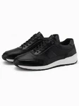 OMBRE Sneakers aus Öko-Leder Schwarz