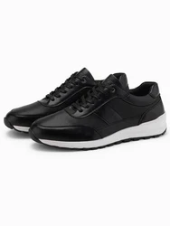 OMBRE Sneakers aus Öko-Leder Schwarz