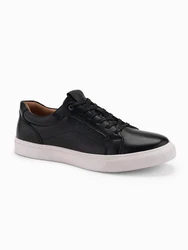 OMBRE ko-Leder Sneaker Schwarz