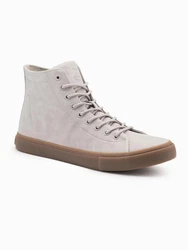 OMBRE Knöchelhohe Herren-Turnschuhe Grau/Beige/Braun/Lila/Hellgrau