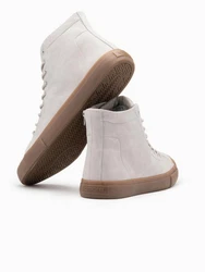OMBRE Knöchelhohe Herren-Turnschuhe Grau/Beige/Braun/Lila/Hellgrau