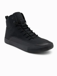 OMBRE Herren-Sneaker Sneakerboots Schwarz