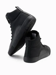 OMBRE Herren-Sneaker Sneakerboots Schwarz