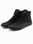 OMBRE Herren-Sneaker Sneakerboots Schwarz
