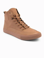 OMBRE Herren-Sneaker Sneakerboots Braun/Beige