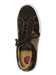 Spieth & Wensky Sneaker ASKOT Dunkelgrün/Dunkelbraun/Creme/Khaki