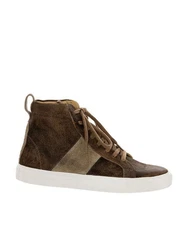 Spieth & Wensky Sneaker H560 BEN Dunkelbraun/Braun/Dunkelgrün/Grau/Beige