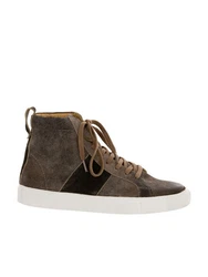 Spieth & Wensky Sneaker H560 BEN Dunkelbraun/Braun/Dunkelgrün