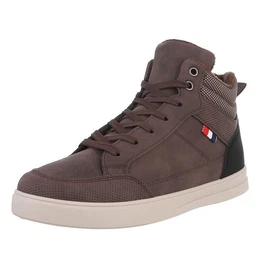 Herren High-Top Freizeit Sneaker (88828888) Flach Sneakers in Braun