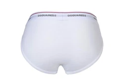 Dsquared2 Slip Herren 3-Pack Brief Rosa/Weiß/Creme/Grau/Bordeaux/Braun