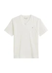 Marc O'Polo V-Shirt Khaki/Weiß/Creme