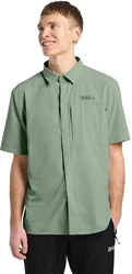 Jack Wolfskin Funktionshemd VANDRA S/S SHIRT Grün/Hellgrün/Dunkelgrün