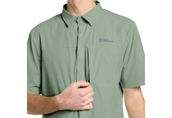 Jack Wolfskin Funktionshemd VANDRA S/S SHIRT Grün/Hellgrün/Dunkelgrün