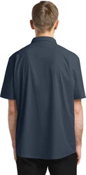 Jack Wolfskin Funktionshemd VANDRA S/S SHIRT Dunkelblau/Grau/Hellblau/Blau