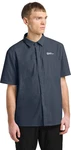 Jack Wolfskin Funktionshemd VANDRA S/S SHIRT Dunkelblau/Grau/Hellblau/Blau