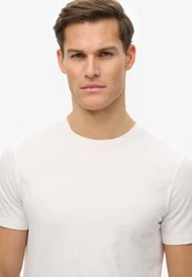 Superdry Rundhalsshirt CLASSIC ESSENTIAL TEE Weiß/Khaki/Grau/Creme/Beige
