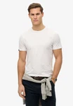 Superdry Rundhalsshirt CLASSIC ESSENTIAL TEE Weiß/Khaki/Grau/Creme/Beige