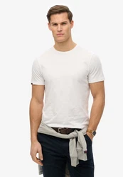 Superdry Rundhalsshirt CLASSIC ESSENTIAL TEE Weiß/Khaki/Grau/Creme/Beige
