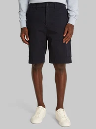 Cargoshorts MODERN TWILL CARGO SHORT mit Logo-Patch