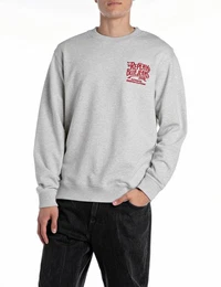Sweatshirt mit Stickerei auf der Brust