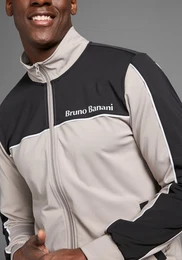 Sweatjacke Reflektorstreifen in Teilungsnhten