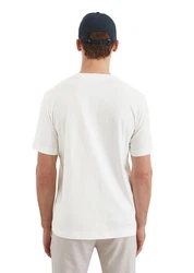 Marc O'Polo T-Shirt Weiß/Creme/Hellblau/Dunkelblau/Rot