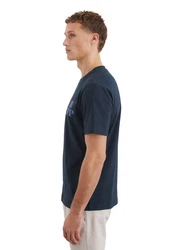 Marc O'Polo T-Shirt Blau/Grau/Dunkelblau