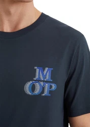 Marc O'Polo T-Shirt Blau/Grau/Dunkelblau