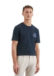 Marc O'Polo T-Shirt Blau/Grau/Dunkelblau