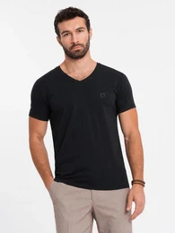 T-Shirt T-Shirt mit V-Ausschnitt SLIM FIT