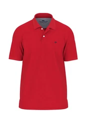 FYNCH-HATTON Poloshirt Basic Polo Premium Cotton mohnrot