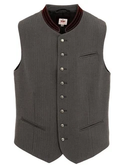Spieth & Wensky T-Shirt DAVID Hellgrau/Dunkelgrau/Bordeaux/Grau/Schwarz