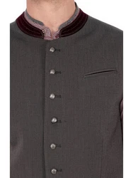 Spieth & Wensky T-Shirt DAVID Hellgrau/Dunkelgrau/Bordeaux/Grau