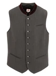 Spieth & Wensky T-Shirt DAVID Hellgrau/Dunkelgrau/Bordeaux/Grau