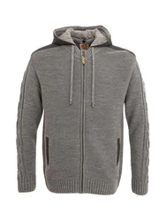 Maddox Trachtenstrickjacke BRUNECK Hellgrau/Grau/Dunkelgrau