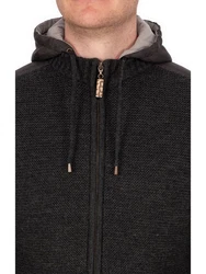 Maddox Trachtenstrickjacke BRUNECK Dunkelgrau/Schwarz/Grau