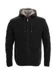 Maddox Trachtenstrickjacke BRUNECK Dunkelgrau/Schwarz/Grau