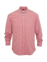 Spieth & Wensky Trachtenhemd TG-Detmold (421760-0948) Dunkelrot/Rot