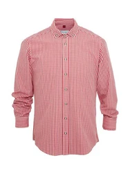 Spieth & Wensky Trachtenhemd TG-Detmold (421760-0948) Dunkelrot/Rot
