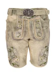 Maddox Trachtenlederhose FLEESENSEE Khaki/Dunkelgrün/Beige/Grün/Creme