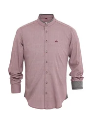 Spieth & Wensky Trachtenhemd DORIAN Rot/Dunkelrot/Lila/Rosa/Bordeaux