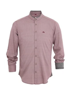 Spieth & Wensky Trachtenhemd DORIAN Rot/Dunkelrot/Lila/Rosa/Bordeaux