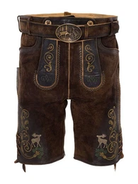 Trachtenlederhose XAVER-gespeckt