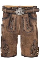 Trachtenlederhose MARIUS-gespeckt