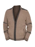 Spieth & Wensky Trachtenstrickjacke WULF Beige/Braun/Khaki/Grau