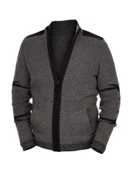 Spieth & Wensky Trachtenstrickjacke WULF Dunkelgrau/Grau/Hellgrau