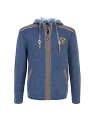 Spieth & Wensky Trachtenstrickjacke Style Dakar Blau/Grau/Hellblau