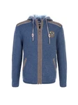 Spieth & Wensky Trachtenstrickjacke Style Dakar Blau/Grau/Hellblau